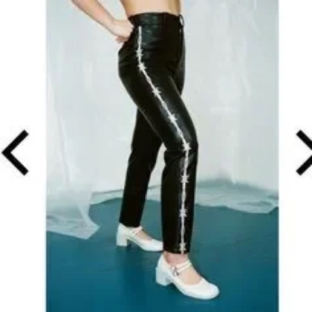 Fashion Brand Company Pammy Faux Leather Pants